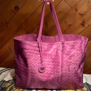 Bottega Veneta Intreccio Illusion Purple Tote